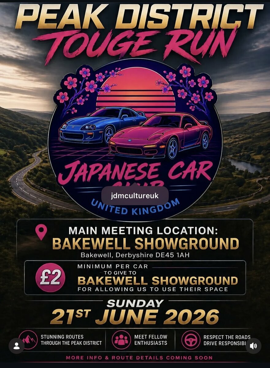 Peak District - Togue Run by Japanese Car Club UK